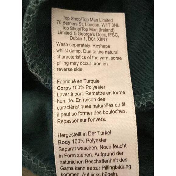 Topshop Colorblock Fleece Joggers Sweat Pants Sz 4-6 Two-Tone Green NWT - Picture 7 of 7